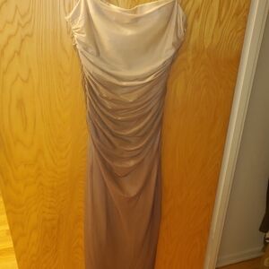 Micas Strappy Ombre Cream To Brown